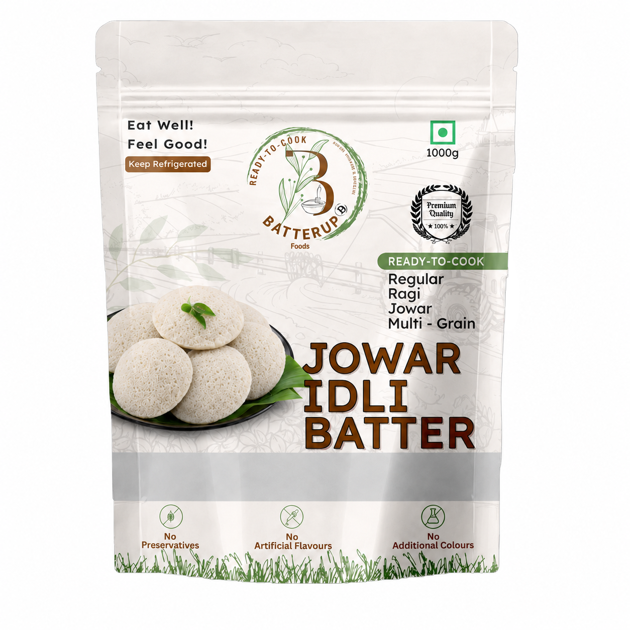 Jowar Ravva Idli Batter