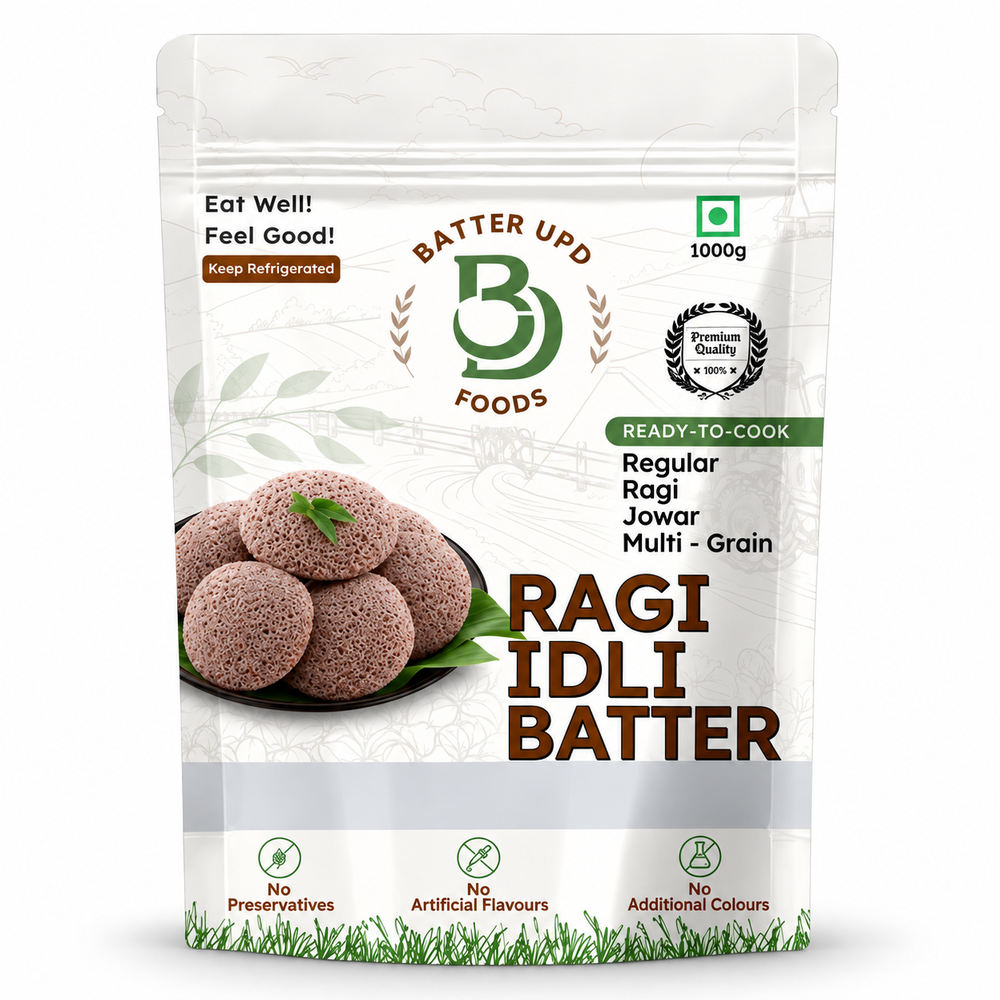 Ragi Ravva Idli Batter