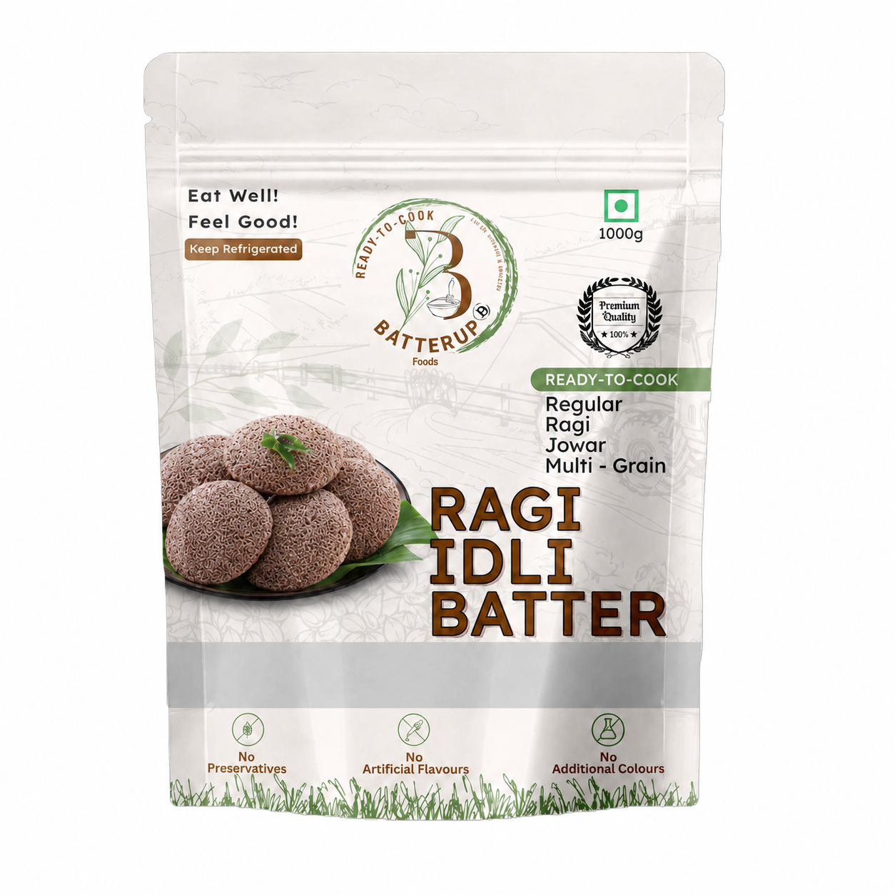 Ragi Ravva Idli Batter